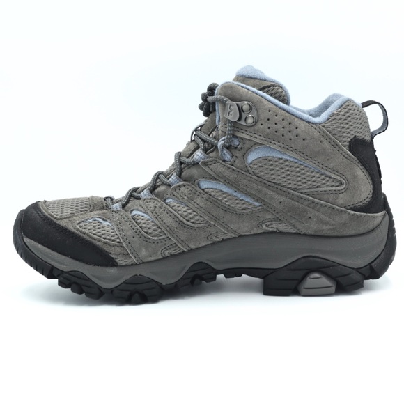 Merrell Moab 3 Mid Women’s 8.5 Waterproof Hiking Boots Granite Outdoor J500162 - Picture 4 of 10